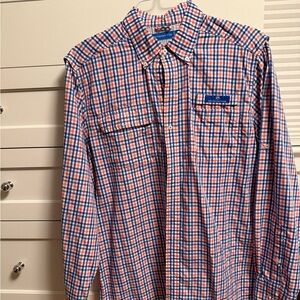 Southern Tide performance button down fishing shirt - like new